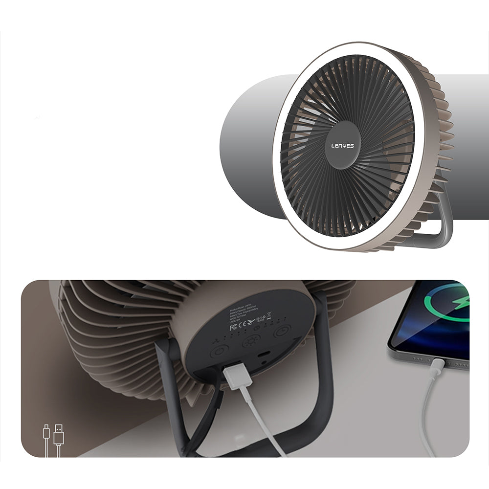 Lenyes LHF11 Led Işıklı 4 Kademeli Çok Fonksiyonlu Soğutucu Fan Lenyes LHF11 Led Işıklı 4 Kademeli Çok Fonksiyonlu Soğutucu Fan